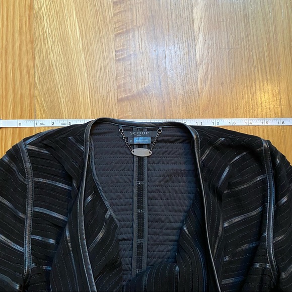 SCOOP NYC Black Leather Jacket - Picture 15 of 15